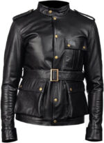 German-Military-Black-Leather-Jacket