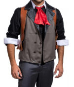 Old School Gun Man Vest with Holster