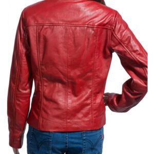 Once Upon a Time Jennifer Morrison Red Leather Jacket