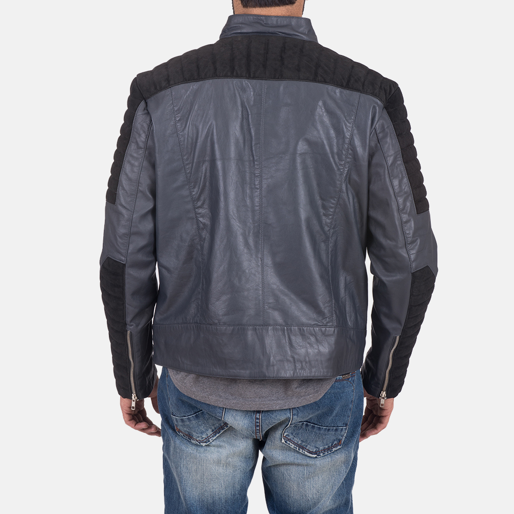 Leather Skin Lucas Black Quilted Leather Jacket