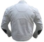 Men White Tom Cruise Oblivion Motorcycle Jacket