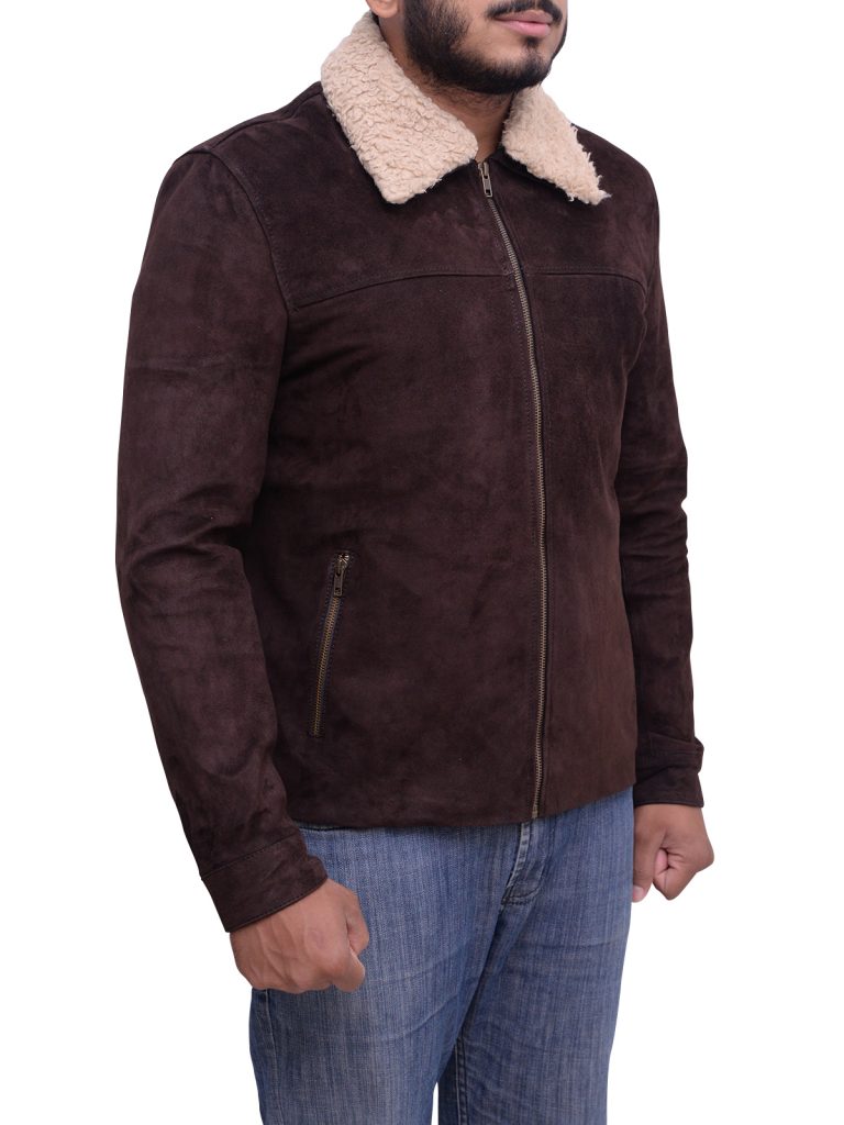 The denim jacket and fur collar of Rick Grimes in The Walking Dead | Spotern