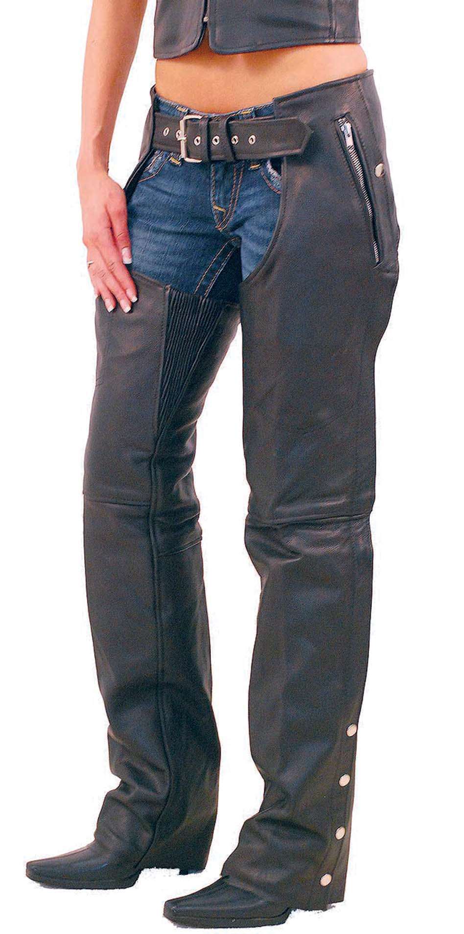 Ultimate Leather Chaps Pockets - Maker of Jacket