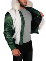 Vin Diesel xxx Green Fur Jacket