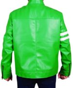 Ben 10 Jacket - Green Alien Swarm Biker Jacket