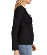 Dinah Drake Single-Button Wool Blazer