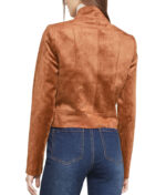 Dinah Drake Arrow Suede Leather Jacket