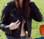 Emma Watson Leather Biker Jacket