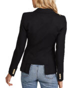 Dinah Drake Single-Button Wool Blazer