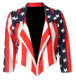 American Flag Fashion Leather Jacket