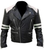 mens-classic-biker-white-and-black-leather-jacket