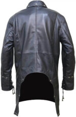 Poison Steampunk Military Trench Leather Coat