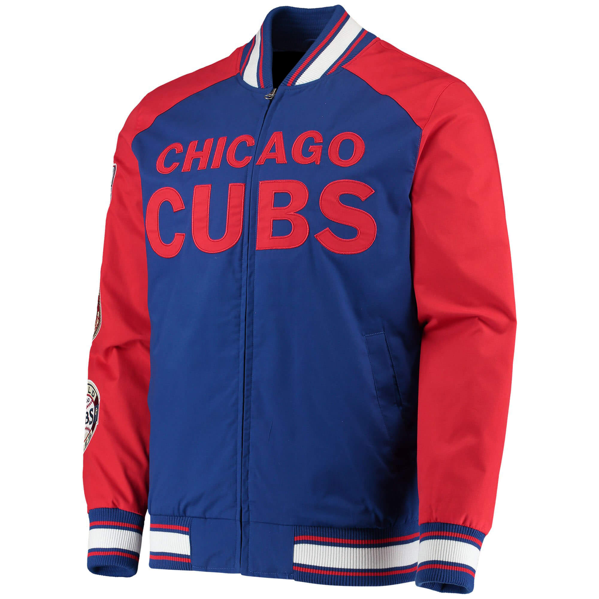 Chicago Cubs 3X World Series Champions Varsity Jacket