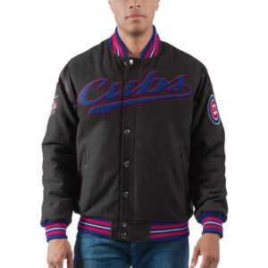 MLB Chicago Cubs 1954 Navy Blue Wool Jacket - Maker of Jacket