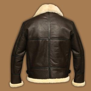 B3 Bomber Aviator Shearling Sheepskin Leather Jacket