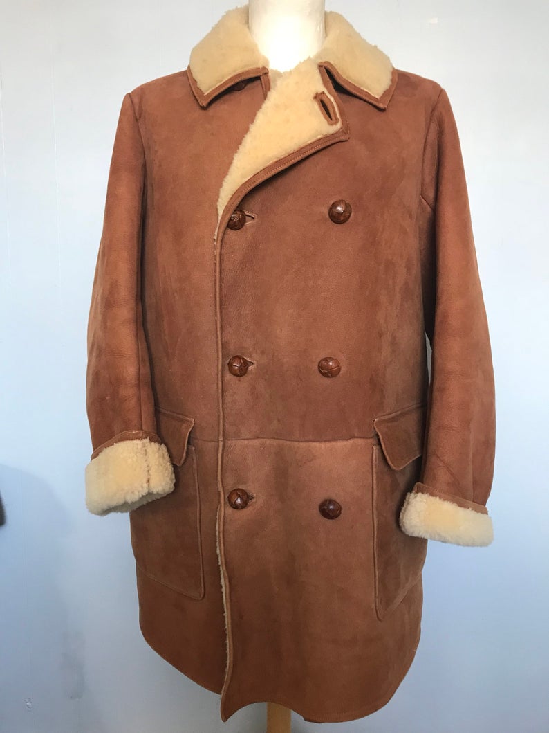 Sheepskin Shearling Leather Coat - Maker of Jacket