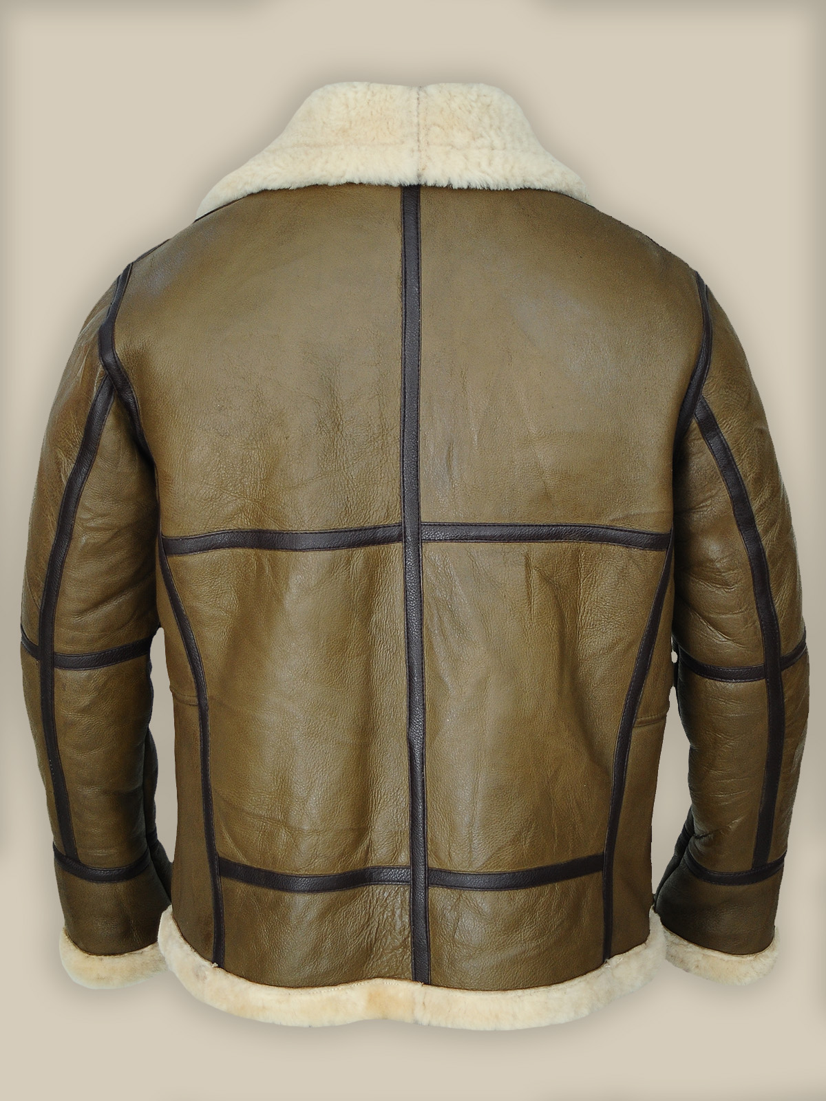 JKT Alexa Patina Leather Jacket Army – jakett