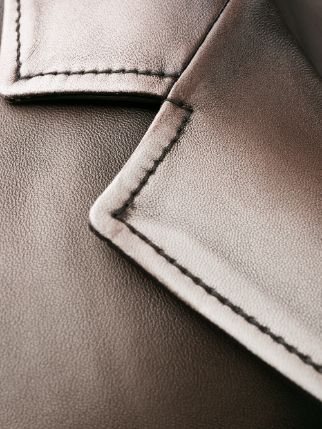 Zegna Reversible Leather Jacket in Brown for Men