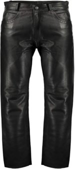 Men's Leather Black Biker Pant