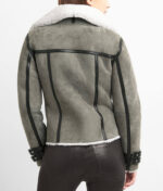 Women's-Grey-B3-Suede-Leather-Bomber-Jacket