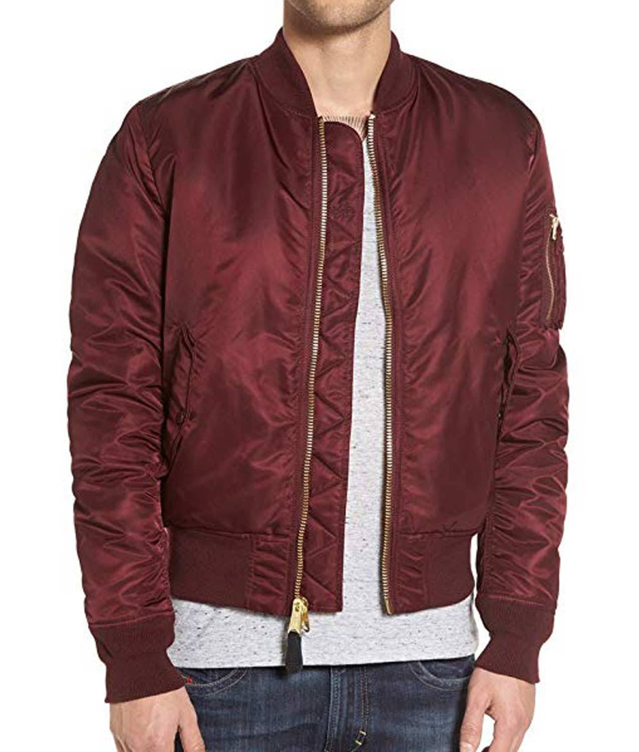 Arrow Echo Kellum Red Bomber Jacket - Maker of Jacket