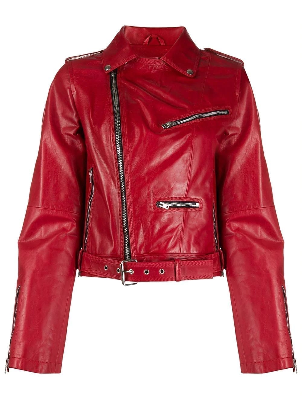 Maker of Jacket Cropped Leather Jacket