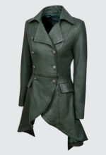 back-buckles-green-washed-real-leather-jacket-coat-gothic