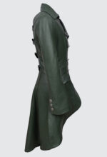 back-buckles-green-washed-real-leather-jacket-coat-gothic