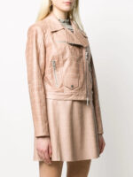 nude-pink-lamb-leather-crocodile-effect-biker-jacket