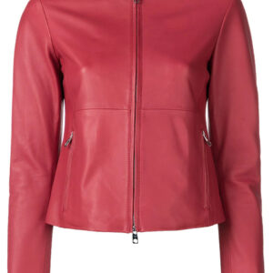 red-fitted-biker-leather-jacket