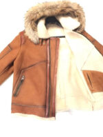 Tobacco Burnish Fox Shearling