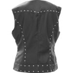 black-tailored-faux-leather-studded-vest