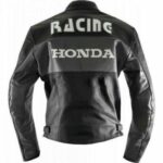 honda-black-leather-motorcycle-armour-jacket