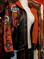 outrageous-suede-leather-western-jacket-patched-beaded-fringed