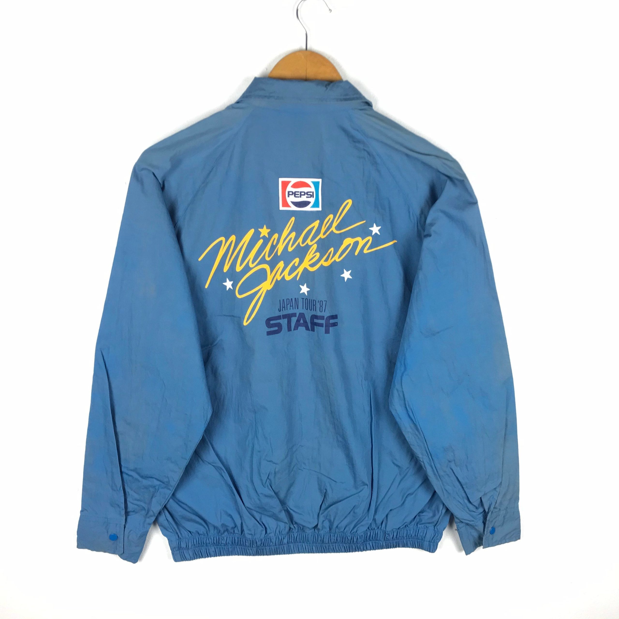 Rare !! Vintage 80s Michael Jackson Japan Tour '87 Staff Jacket - Maker of  Jacket