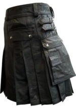 black-faux-leather-kilt-with-twin-cargo-pockets