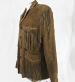 native-american-brown-buckskin-leather-fringed-jacket