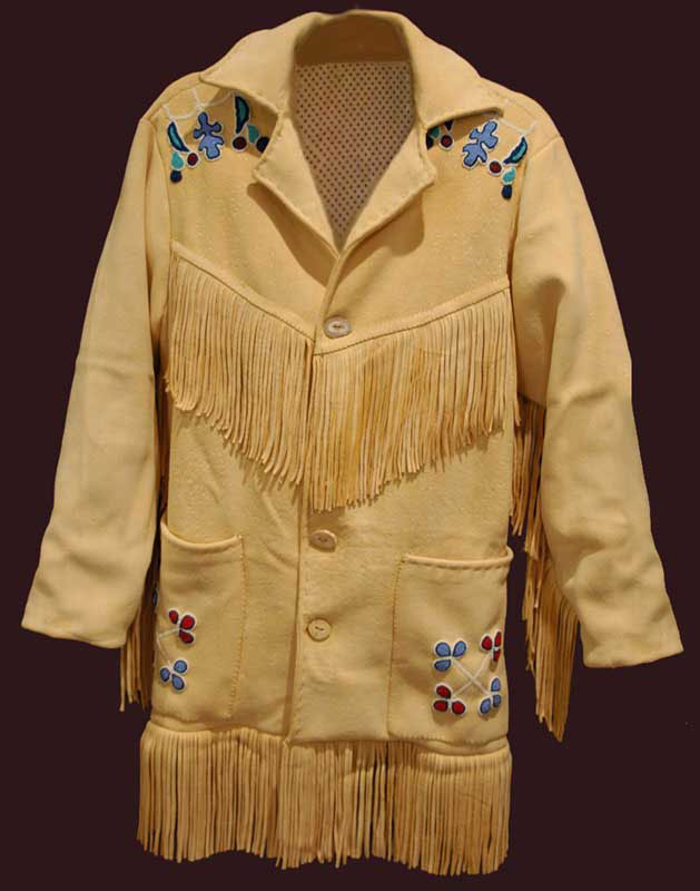 NATIVE AMERICAN LEATHER Jacket Large Women's Fringe 