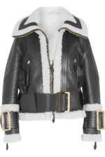 leather-trimmed-shearling-fur-black-jacket