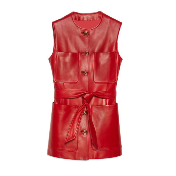 plonge-leather-long-vest-in-red