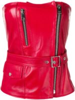 red-zipped-leather-biker-top