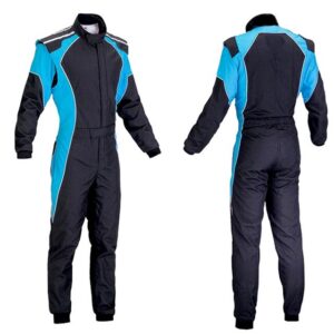 car-one-piece-blue-and-black-racing-suit