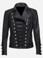 handmade-black-women-military-leather-jacket