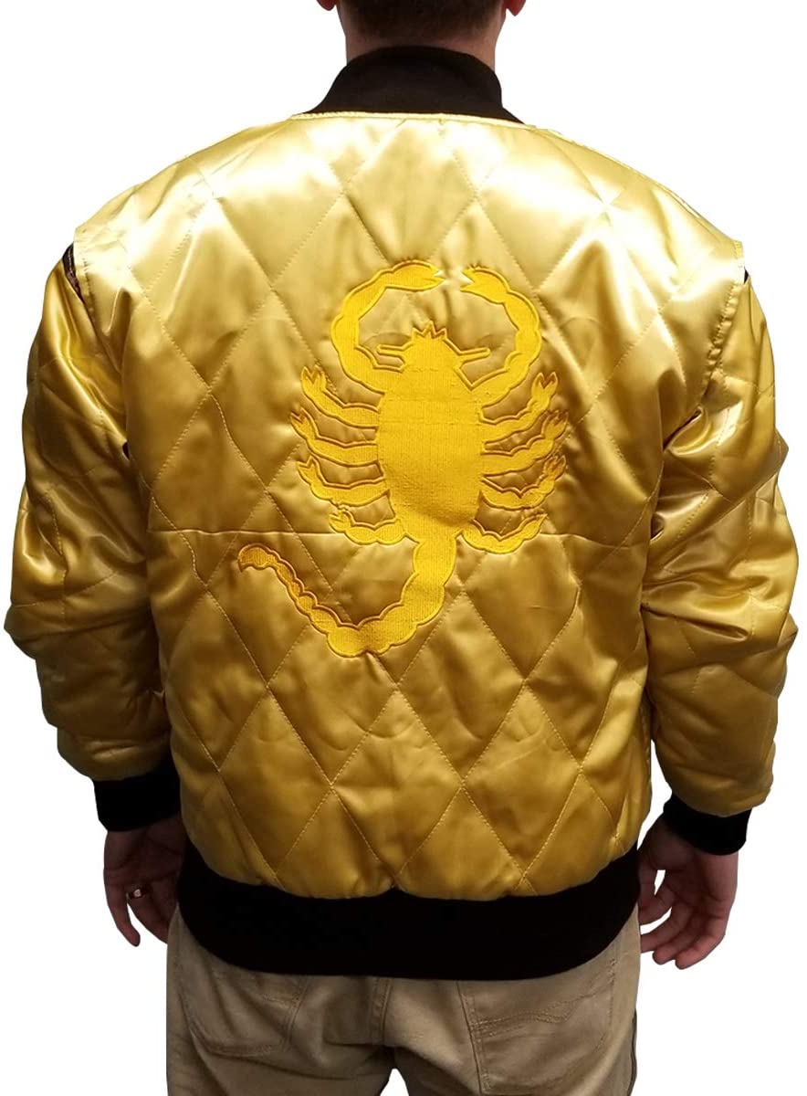 Ryan Gosling Drive Scorpion White Satin Lightweight Casual Bomber Varsity  Sports Biker Drive Jacket - Etsy
