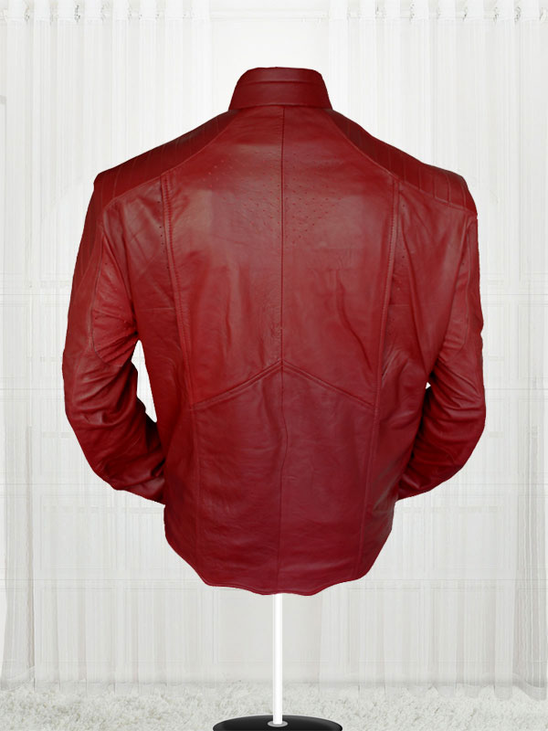 Smallville Clark Kent Cosplay Red Leather Jacket Coat Costume