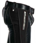 Black Heavy Duty Leather Pant