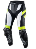 custom-motorcycle-black-white-and-yellow-leather-racing-pant