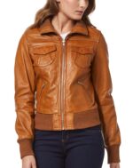 tan-bomber-leather-biker-jacket