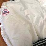 New York White Yankees Vintage 90s Satin Jacket