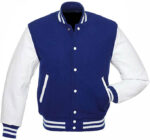Blue Varsity Letterman baseball jacket